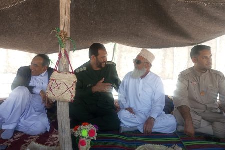 دیدار صمیمی مسئولان با عشایر مقاوم مهرستان