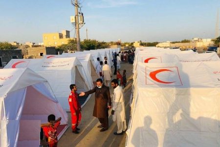 امدادرسانی‌ هلال احمر به آسیب‌دیدگان سیلاب