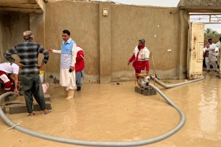 بازدید ستاد بحران مهرستان از مناطق آسیب‌دیده