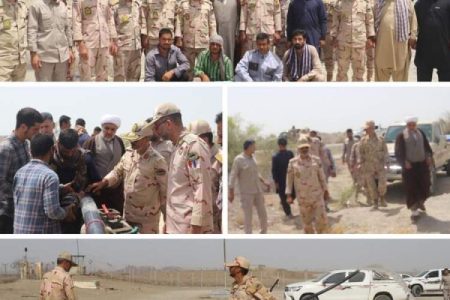 آب‌رسانی به پایگاه‌های مرزی جکیگور سیستان‌وبلوچستان