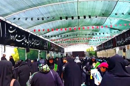 مراسم راهپیمایی جاماندگان اربعین در زاهدان برگزار شد