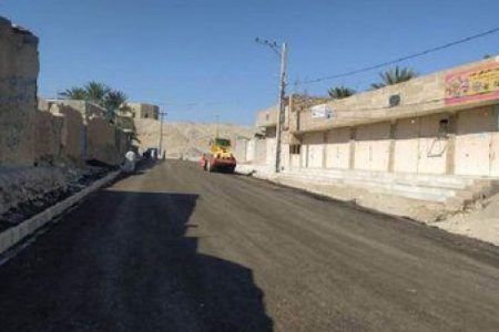 آسفالت معابر آغاز انقلاب شهری در خاش