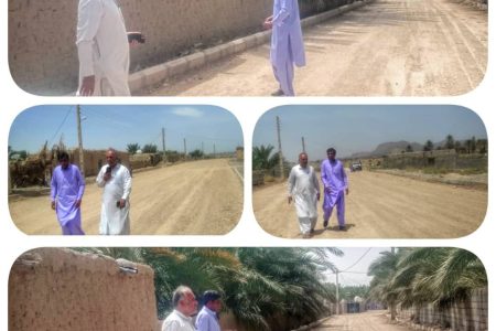 گام بلند بخشداری مرکزی در بهسازی معابر روستایی