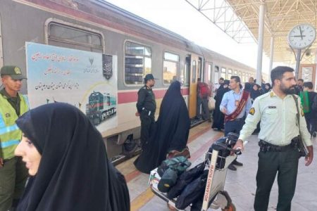 اعزام قطار ویژه اربعین از زاهدان
