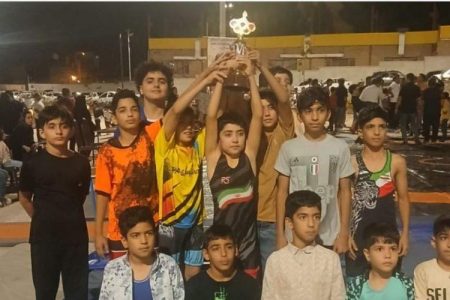 کسب نایب‌ قهرمانی کشتی‌گیران شهرستان نیمروز