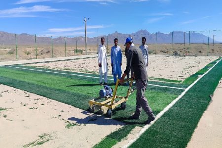 آغاز بهره‌برداری از زمین چمن مصنوعی گرسامان