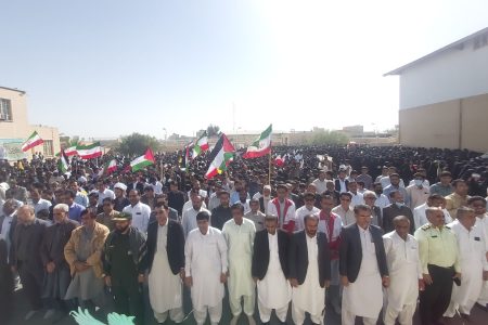 برگزاری راهپیمایی ۱۳ آبان در مهرستان