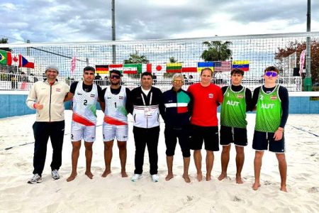 شکست تیم «ب» والیبال ساحلی ایران مقابل اتریش