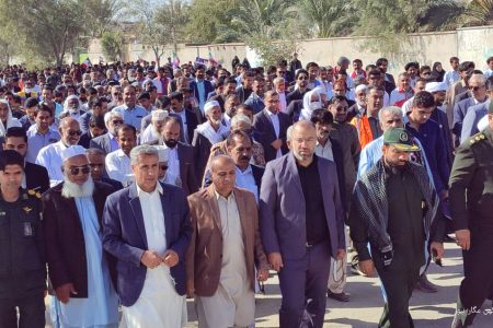 مردم مهرستان باری دیگر ولایت‌مداری خود را نشان دادند