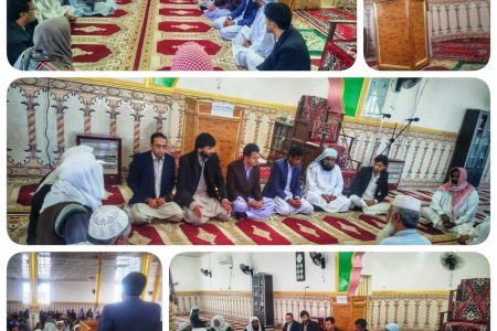 نماز جمعه گدامدر میزبان بخشدار مرکزی شهرستان