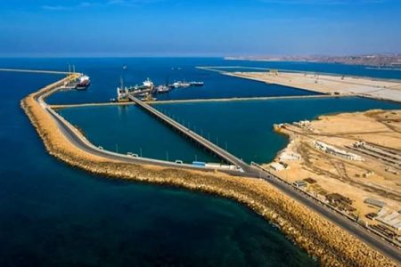 پیشرفت خط لوله نفتی بندر شهید بهشتی چابهار