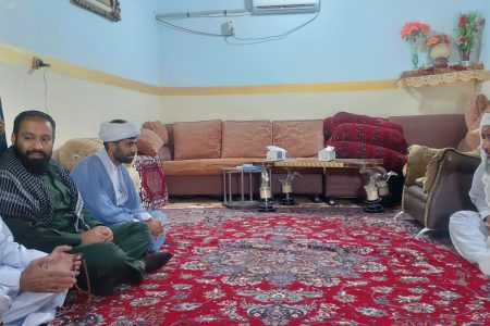 دیدار صمیمانه سبزپوشان با امام جمعه اهل سنت
